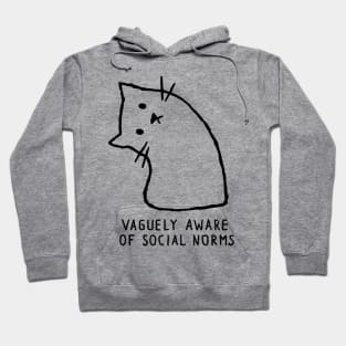 Vaguely Aware of Social Norms Hoodie